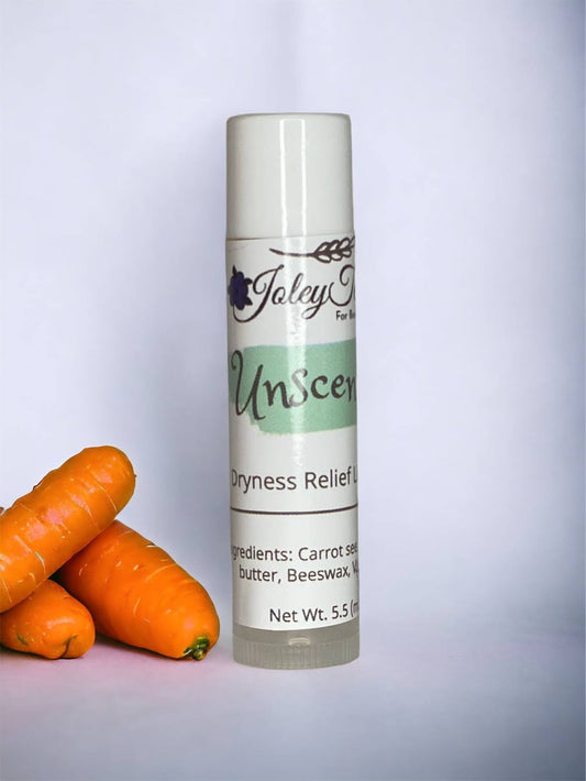 Organic Lip balm infused with Carrot seed oil, Unscented, 5.5 ml